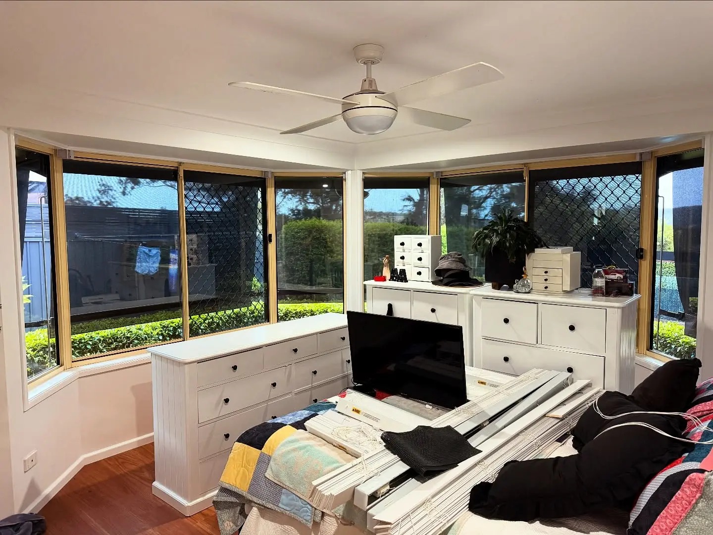 Residential bay window tinting completed in Tea Gardens NSW