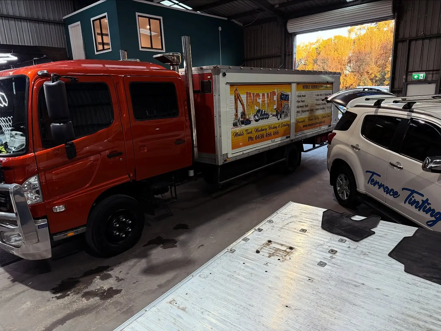 Truck window tinting completed in Hexham NSW
