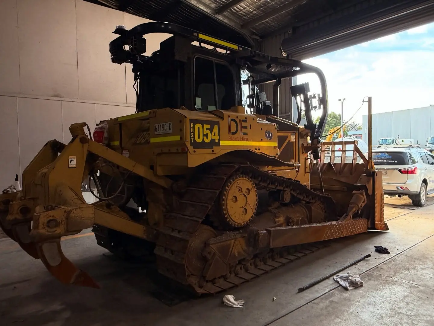 Mining machinery tinting completed in Beresfield NSW
